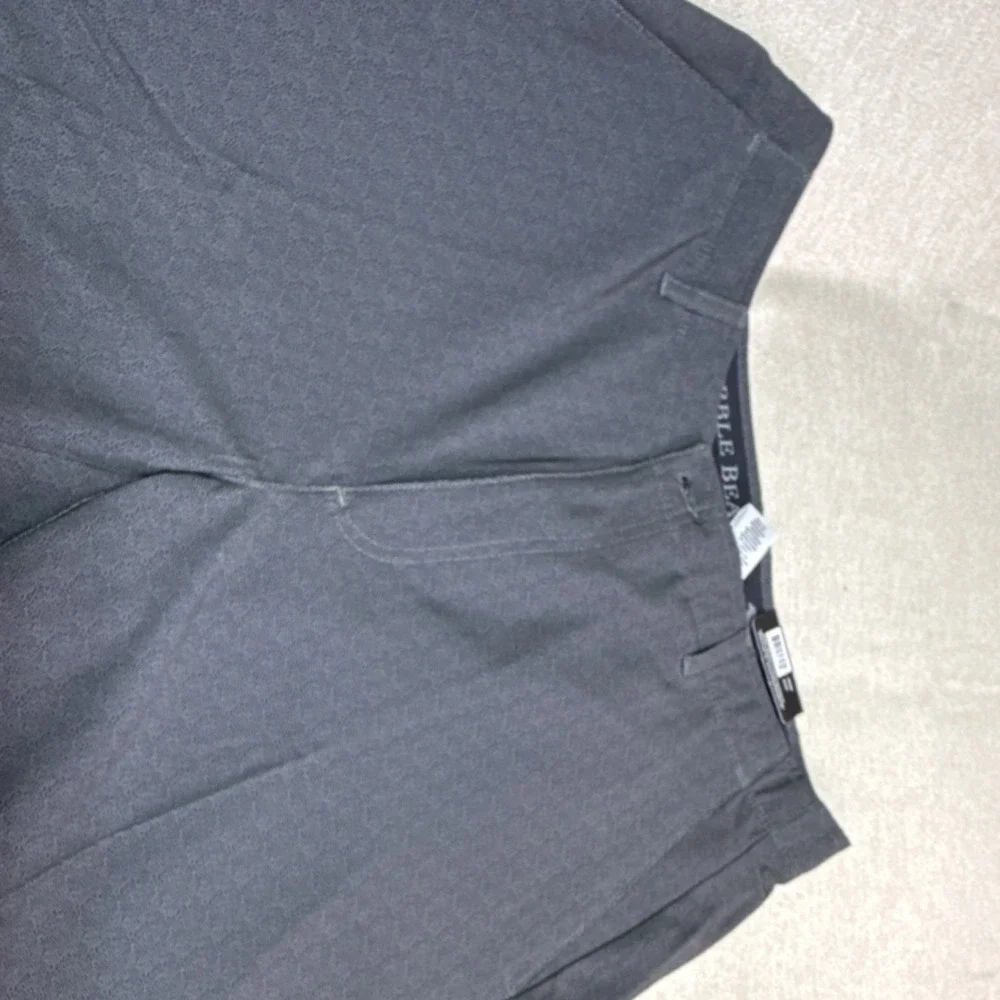 Pebble Beach Men's Golf Shorts Dark Gray Size 36 Athletic Stretch Polyester